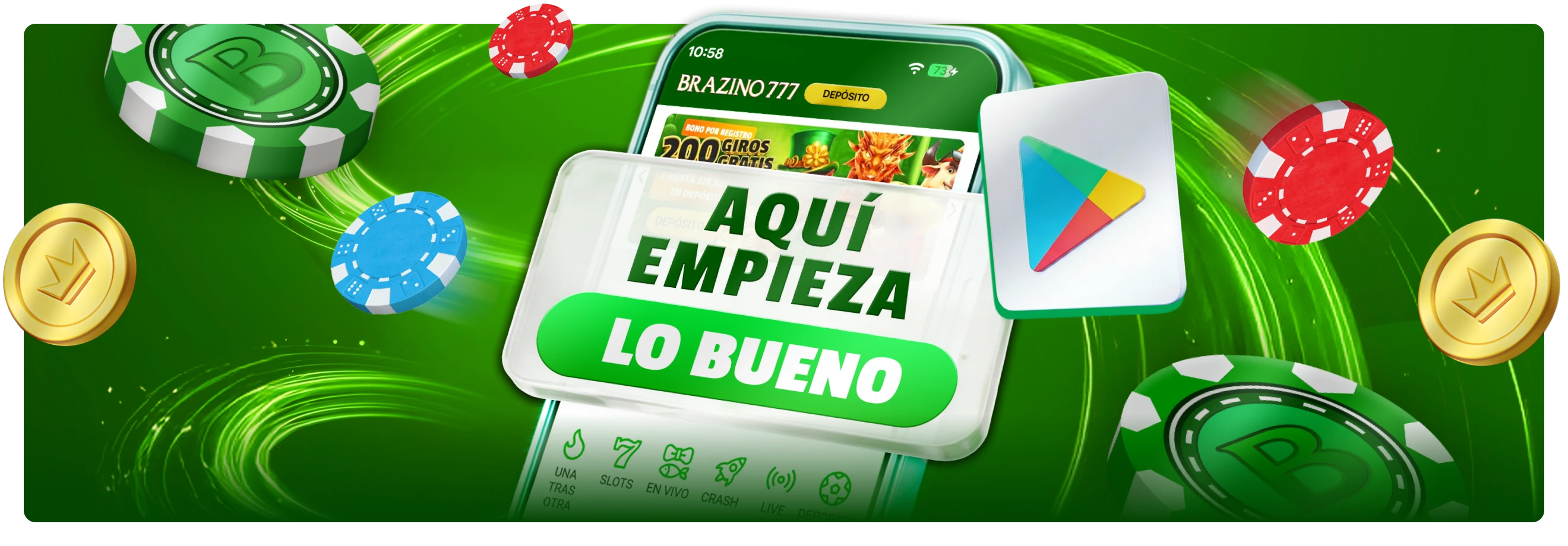 Descarga la app de Brazino777 en Google Play
